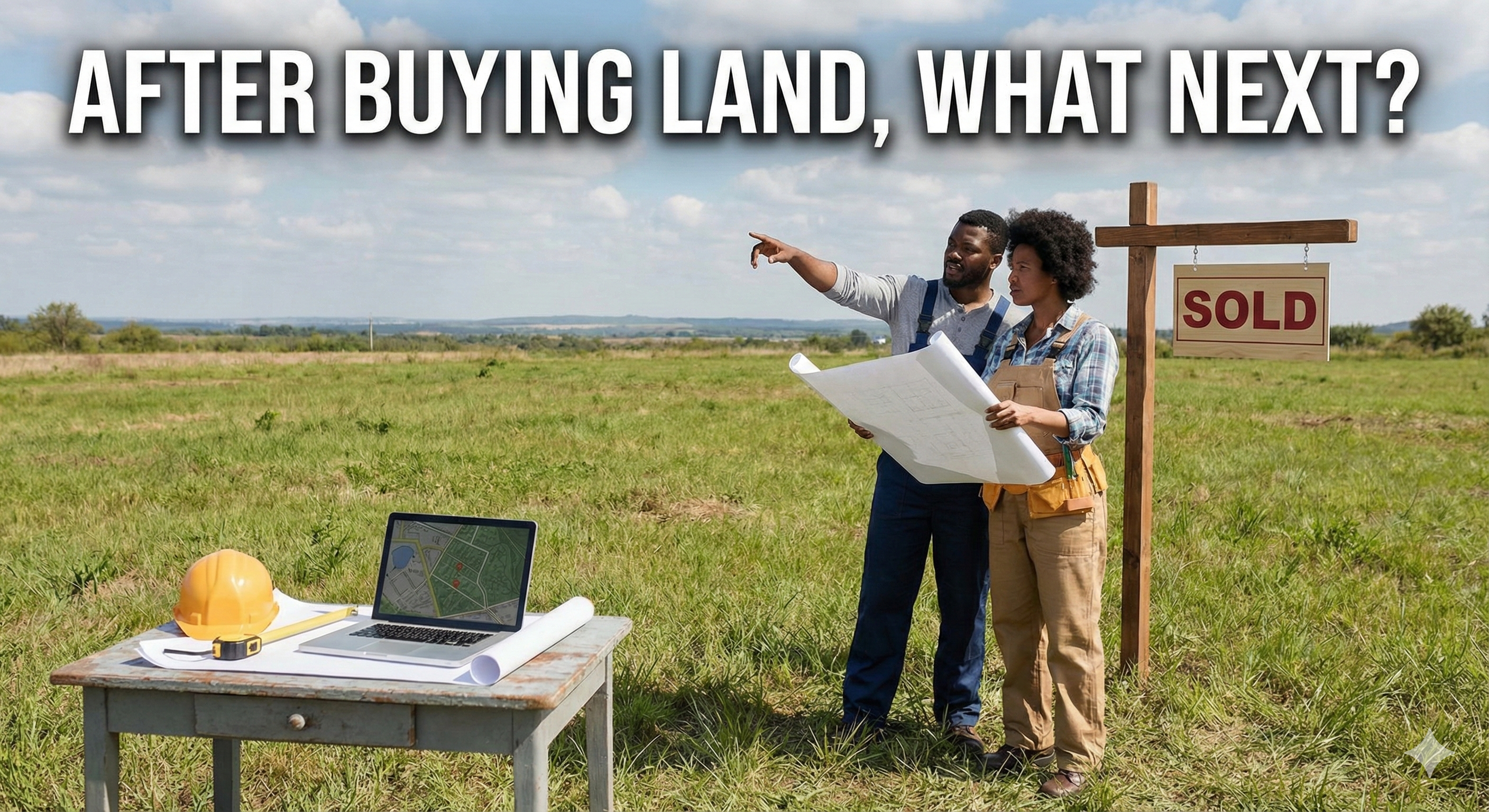 Blog post: AFTER BUYING LAND, WHAT NEXT?
